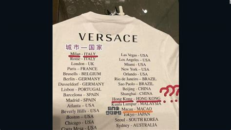 versace apologize over shirt|Versace t shirt.